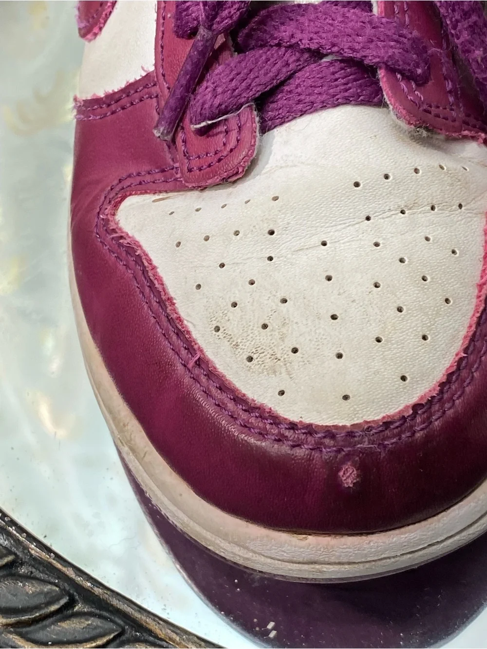 Nike Women’s Low-Top Sneakers — Purple & White